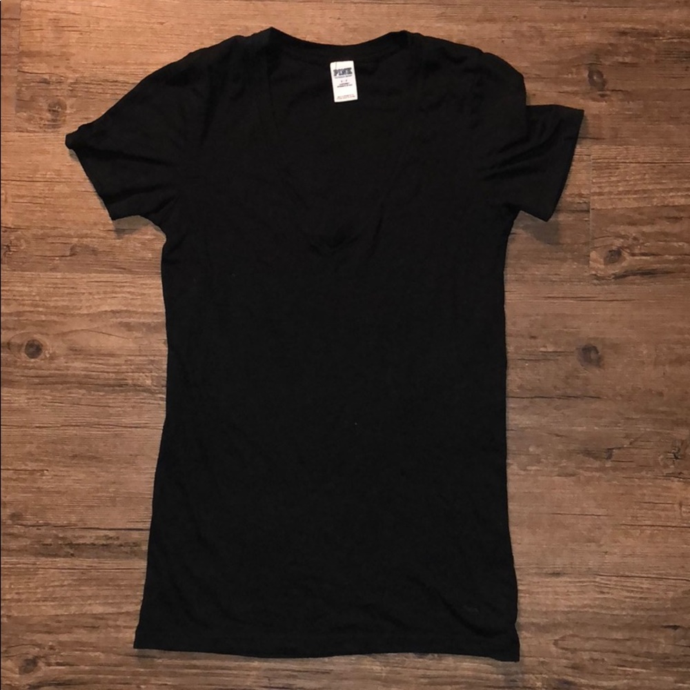 PINK Victoria’s Secret Black V-Neck